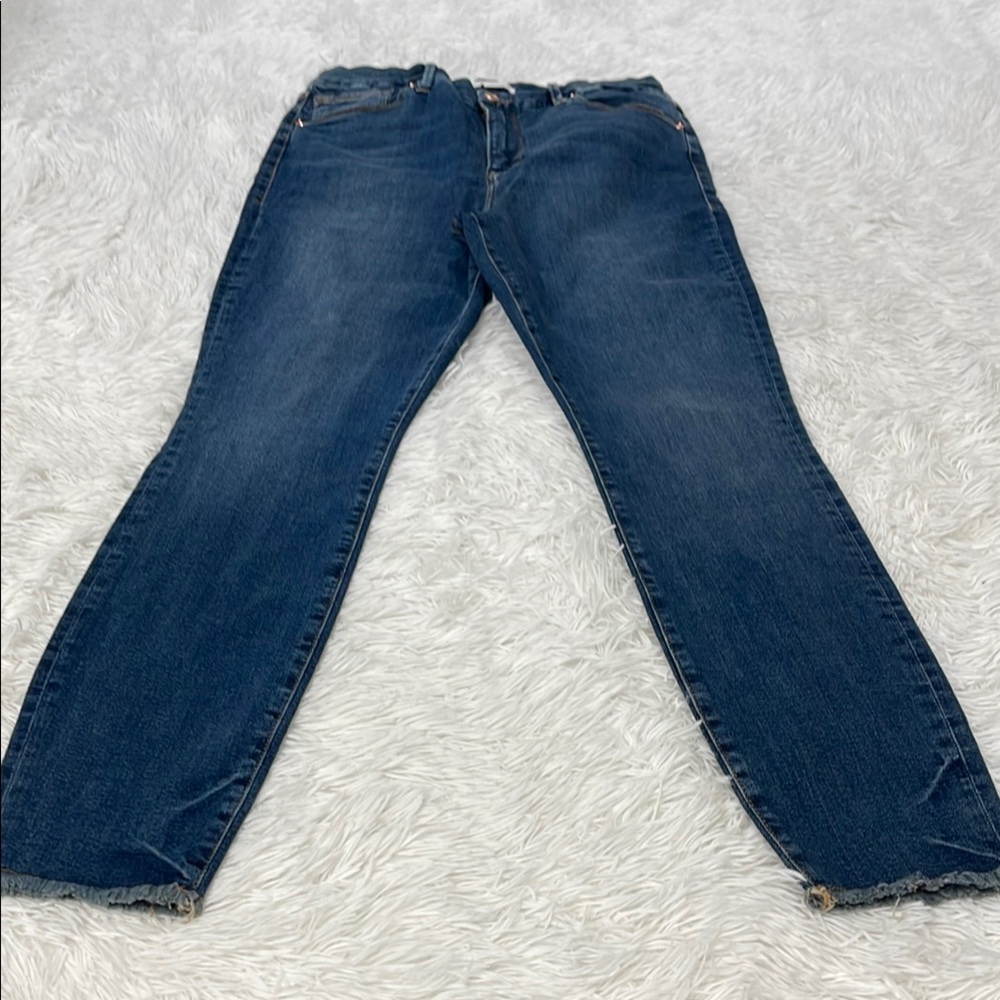 Good American Dark Blue Jeans WOMENS SIZE 12/31.